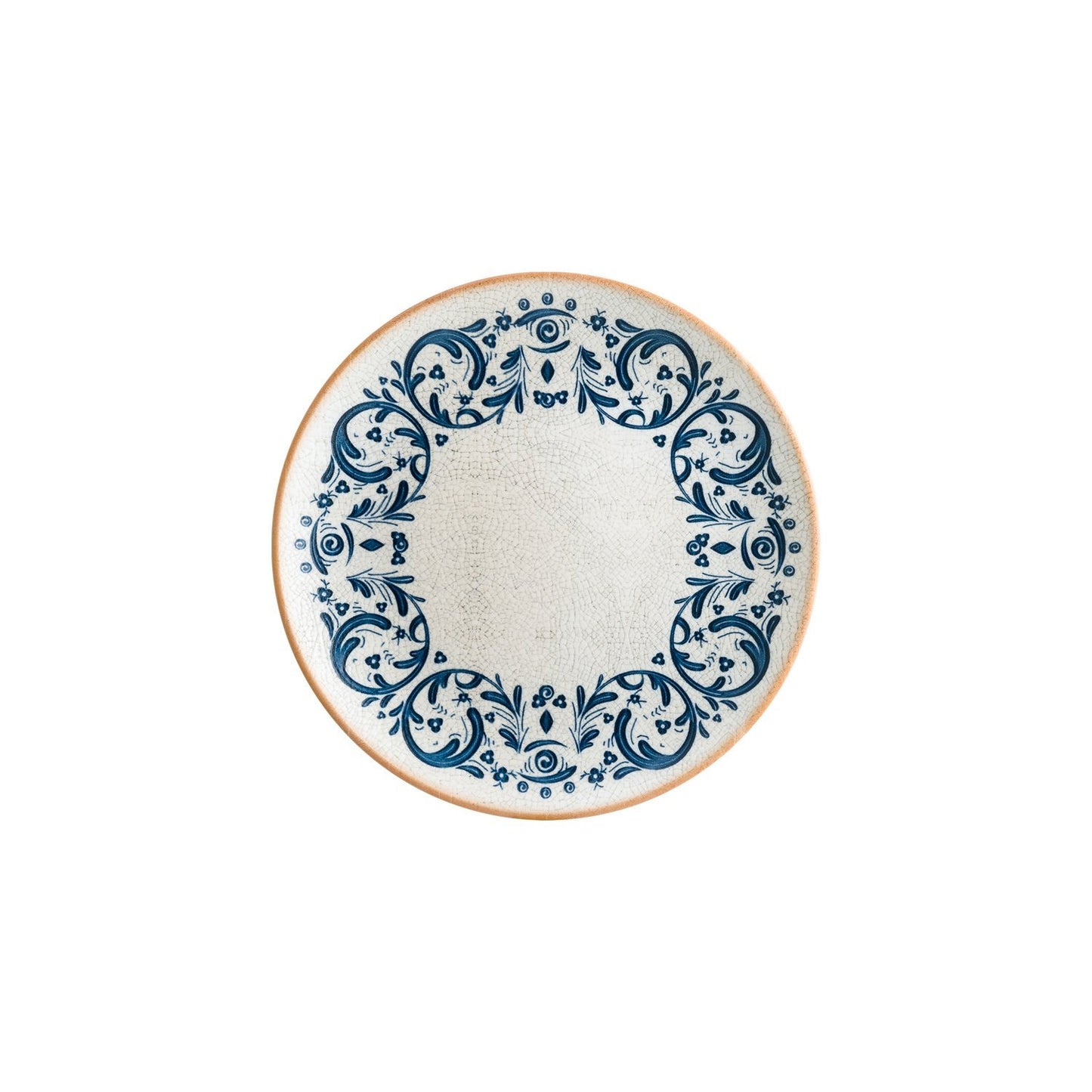 Turgla Vitrified Viento dia.10.5" Round Decorated Vitrified Plate - Case Pack: 12