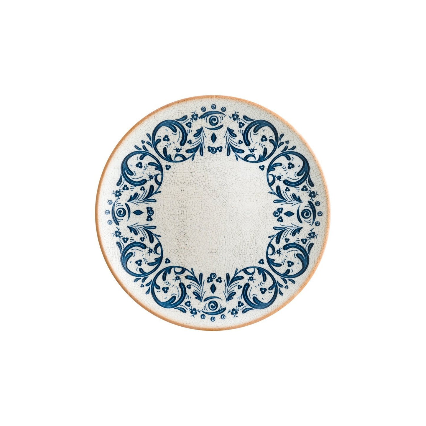 Turgla Vitrified Viento dia.12" Round Decorated Vitrified Plate - Case Pack: 6