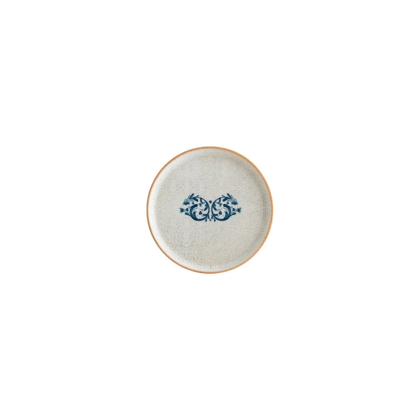 Turgla Vitrified Viento dia.6.25" Round Decorated Vitrified Plate - Case Pack: 12