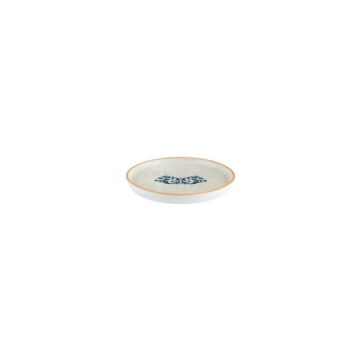 Turgla Vitrified Viento dia.6.25" Round Decorated Vitrified Plate - Case Pack: 12