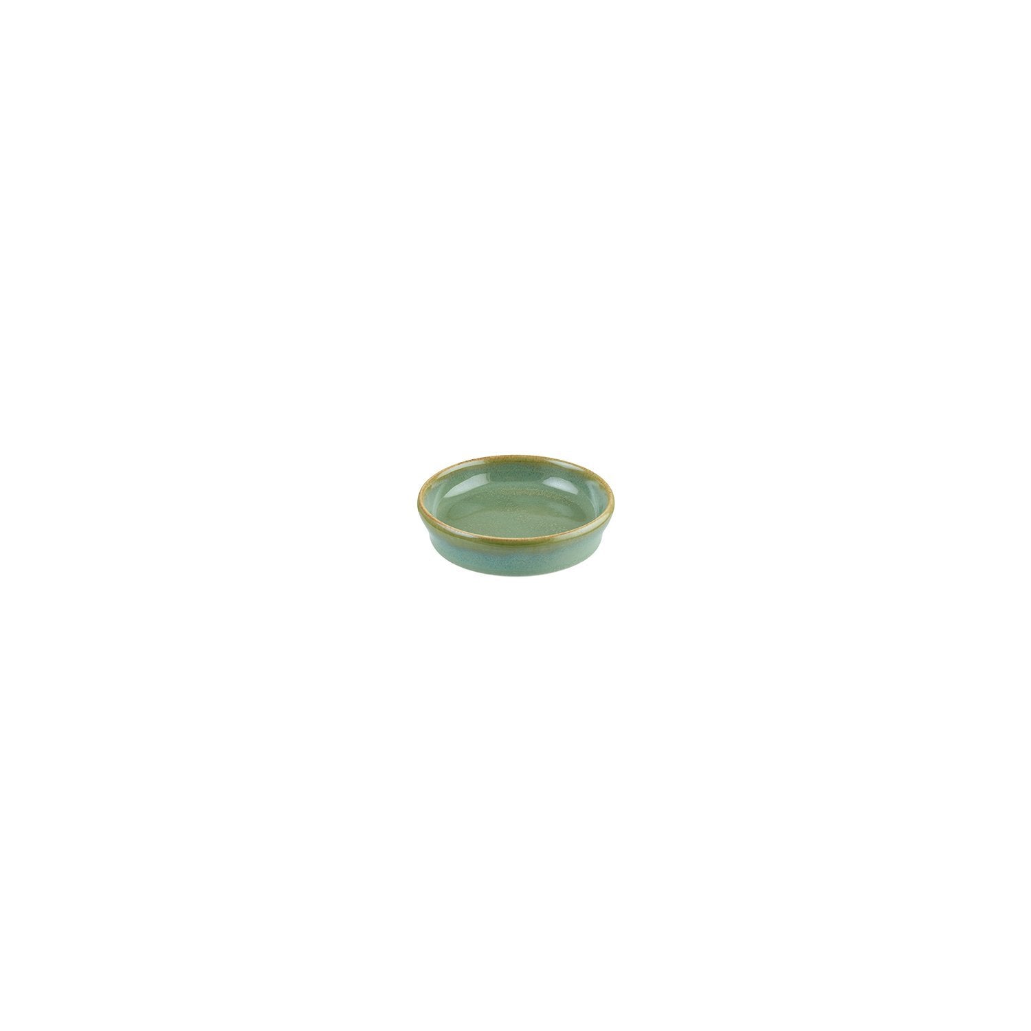 Sage dia.4" h:1" 1 oz. Round Green Vitrified Bowl