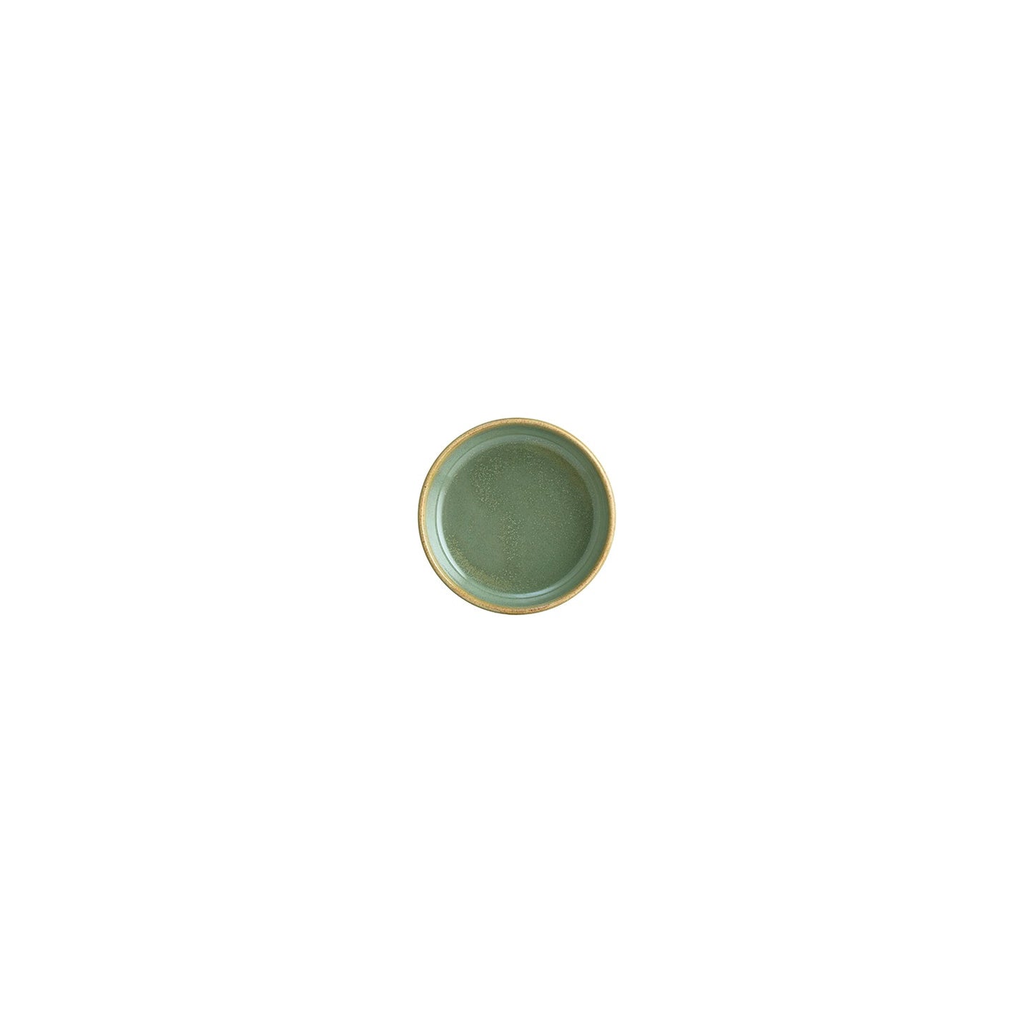 Porcelain Sage dia.4" h:1" 1 oz. Round Green Porcelain Bowl - Case Pack: 12