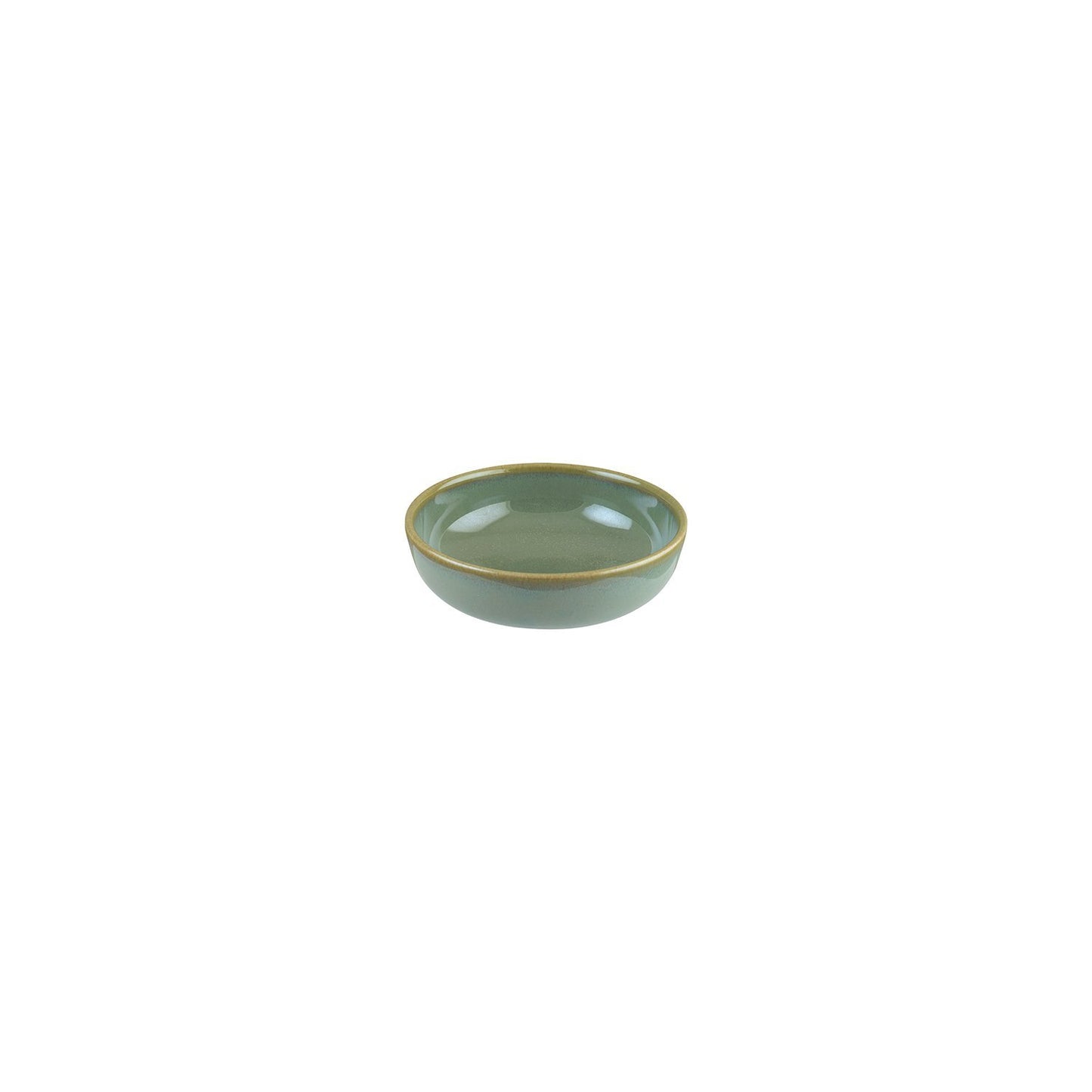 Turgla Vitrified Sage dia.5.5" h:2" 15 oz. Round Green Vitrified Bowl - Case Pack: 12