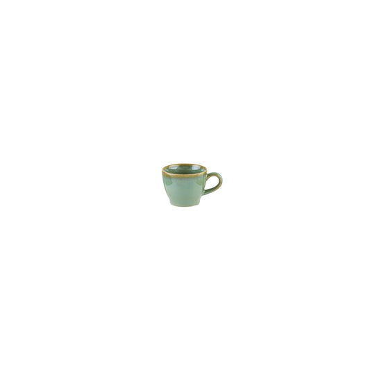 Turgla Vitrified Sage dia.2.5" h:2" 3 oz. Round Green Vitrified Espresso Cup - Case Pack: 6