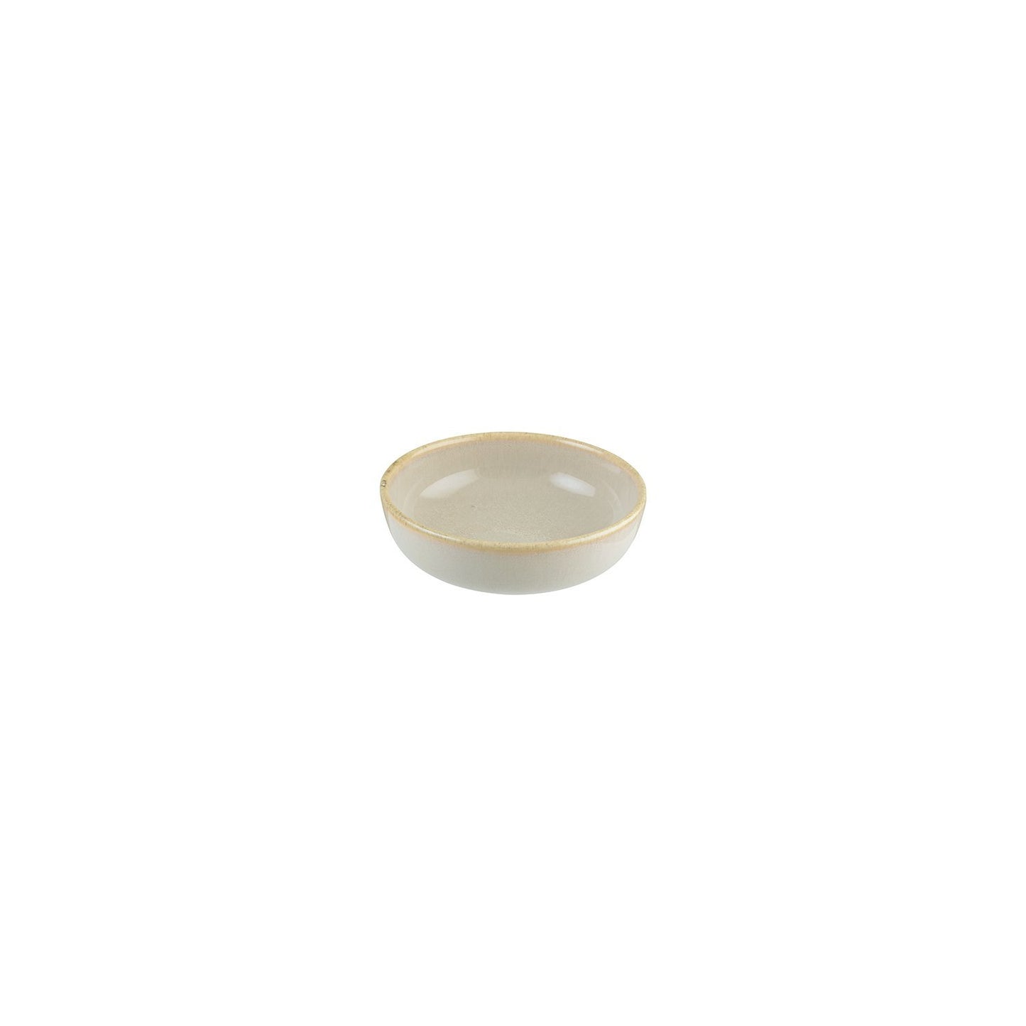 Turgla Vitrified Sand dia.5.5" h:2" 15 oz. Round Beige Vitrified Bowl - Case Pack: 12