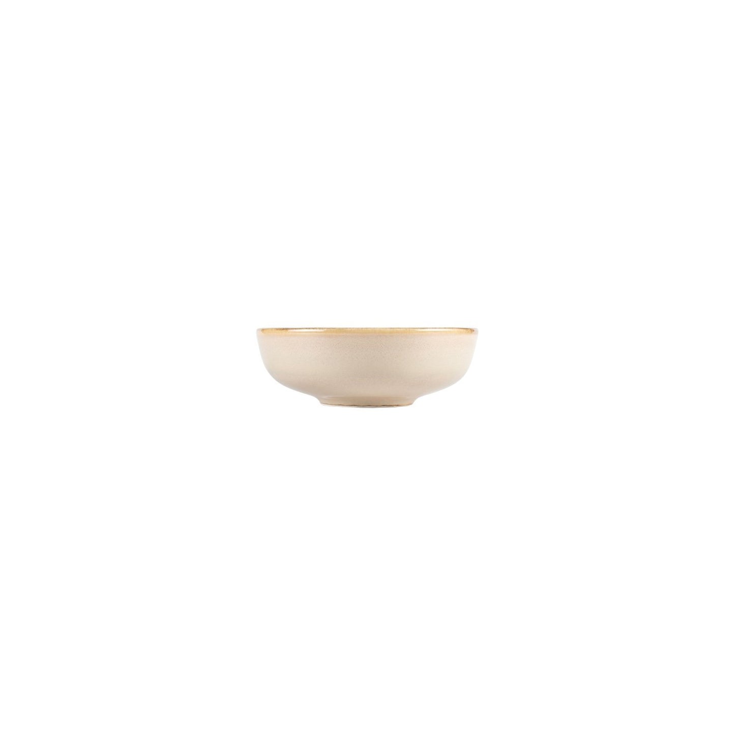 Turgla Vitrified Sand dia.5.5" h:2" 15 oz. Round Beige Vitrified Bowl - Case Pack: 12