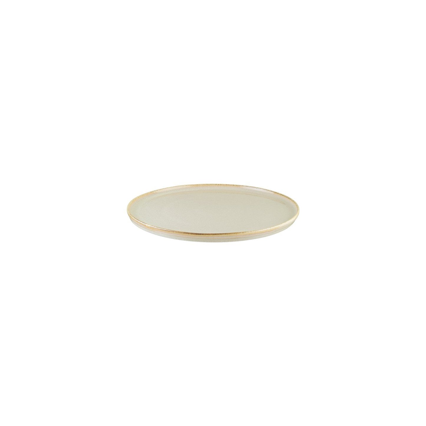 Sand dia.8.75" Round Beige Vitrified Plate