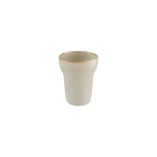 Sand dia.3.75" h:4.75" 12 oz. Round Beige Vitrified Mug