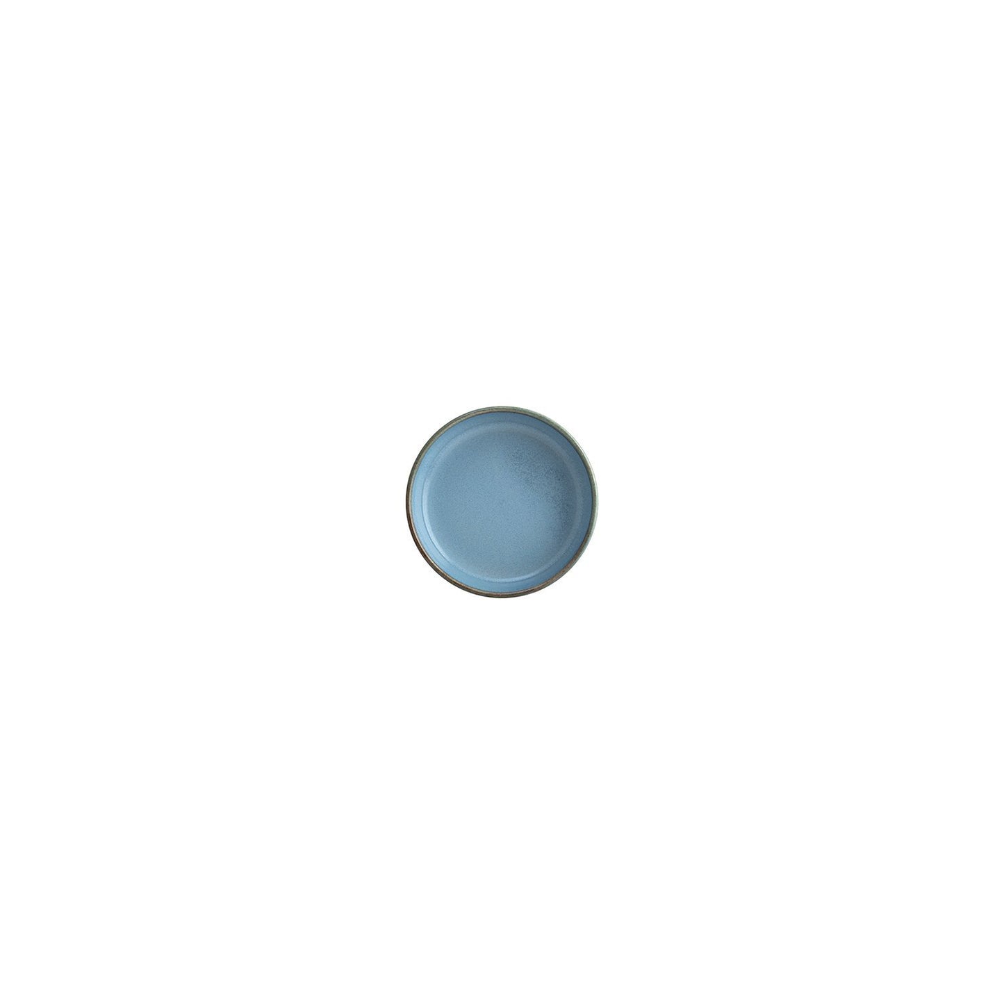 Sky dia.4" h:1" 1 oz. Round Blue Vitrified Bowl