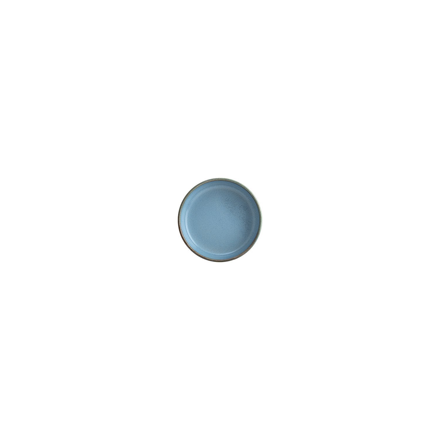 Sky dia.4" h:1" 1 oz. Round Blue Vitrified Bowl