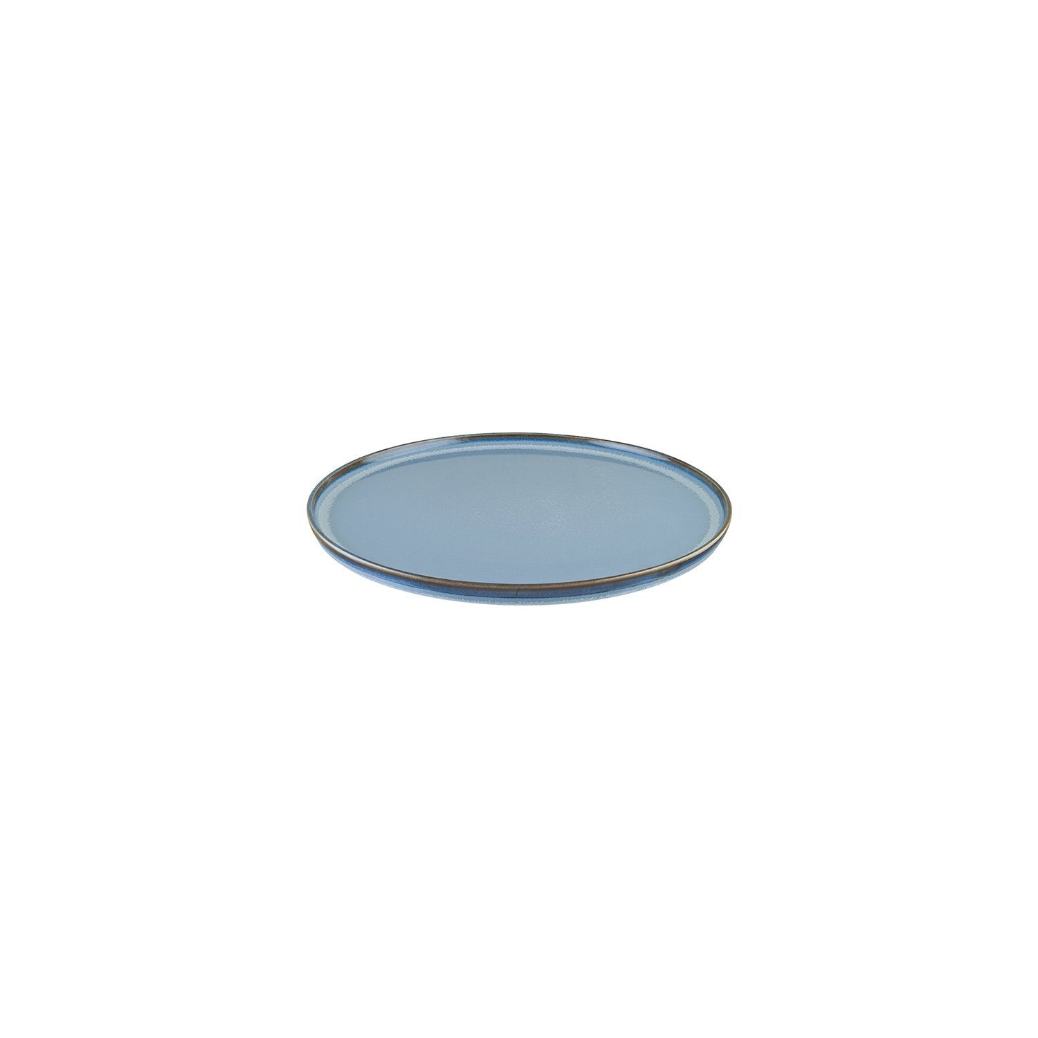 Sky dia.8.75" Round Blue Vitrified Plate