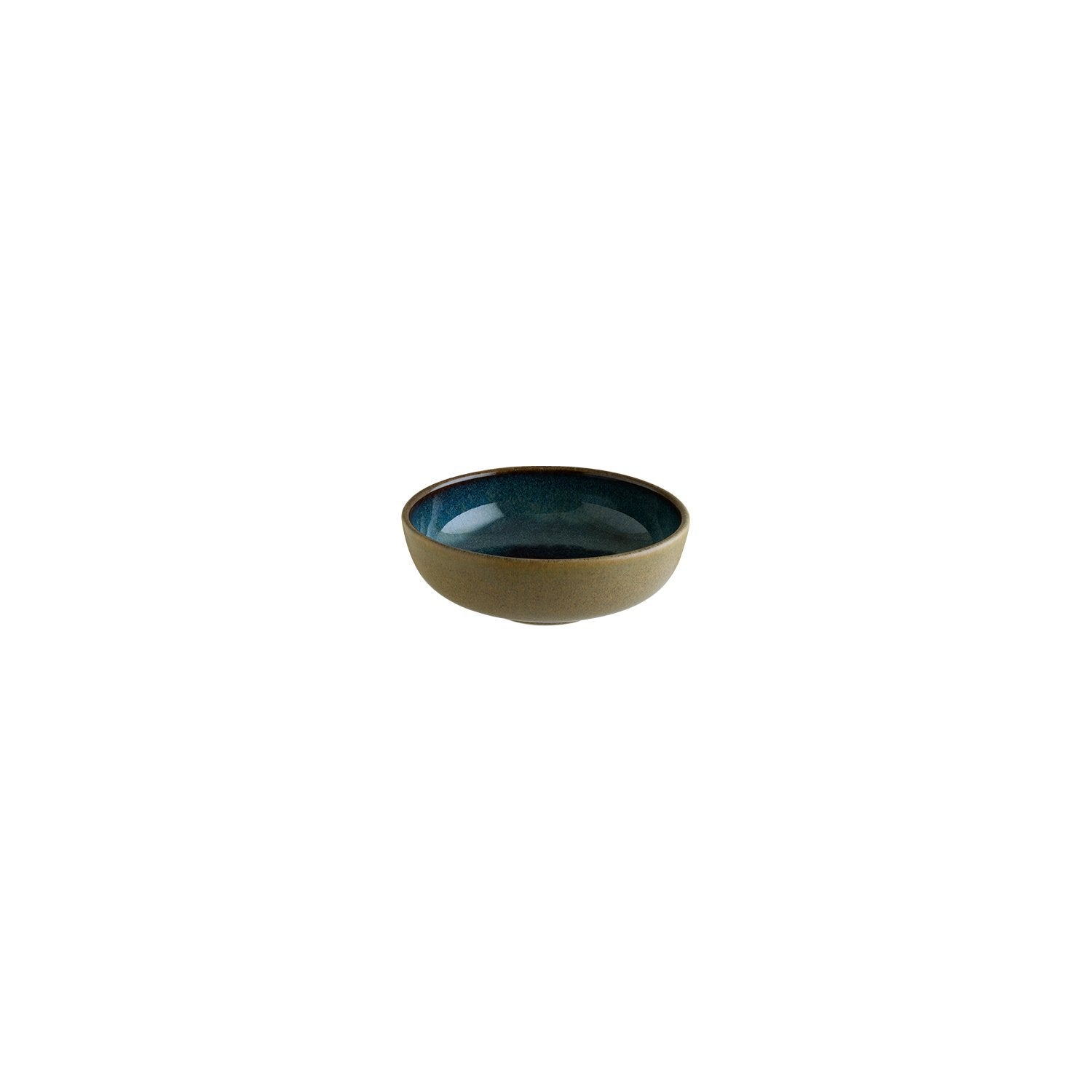 Sphere Ocean dia.5.5" h:2" 15 oz. Round Blue Vitrified Bowl