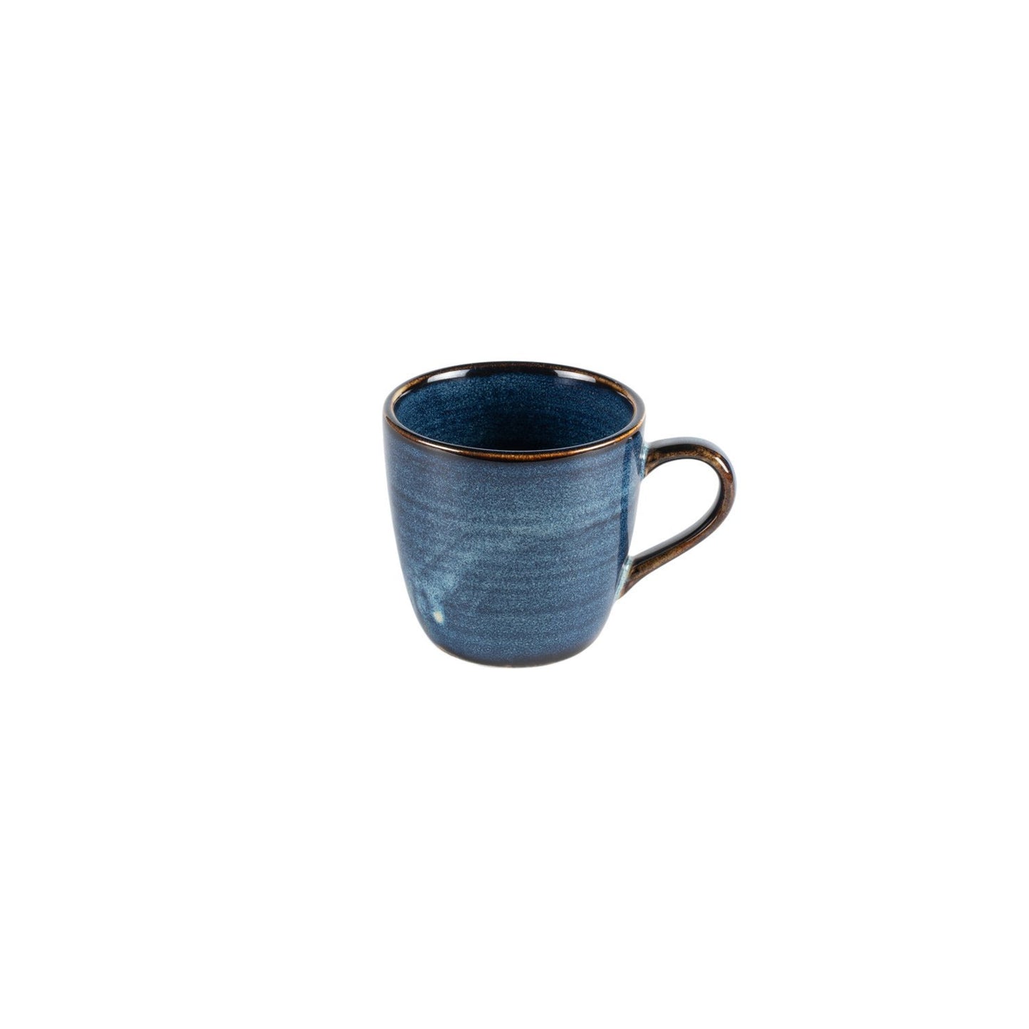 Sapphire dia.3.5" h:3.25" 11 oz. Round Blue Vitrified Mug