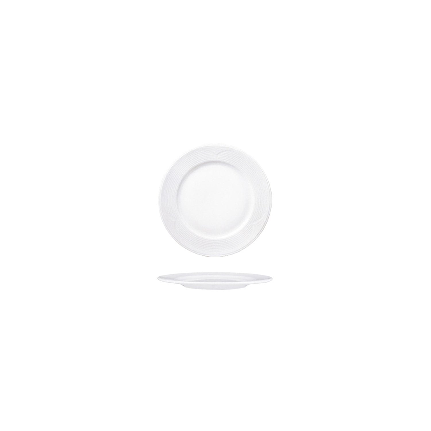 Saturn dia.8.5" Round White Porcelain Plate