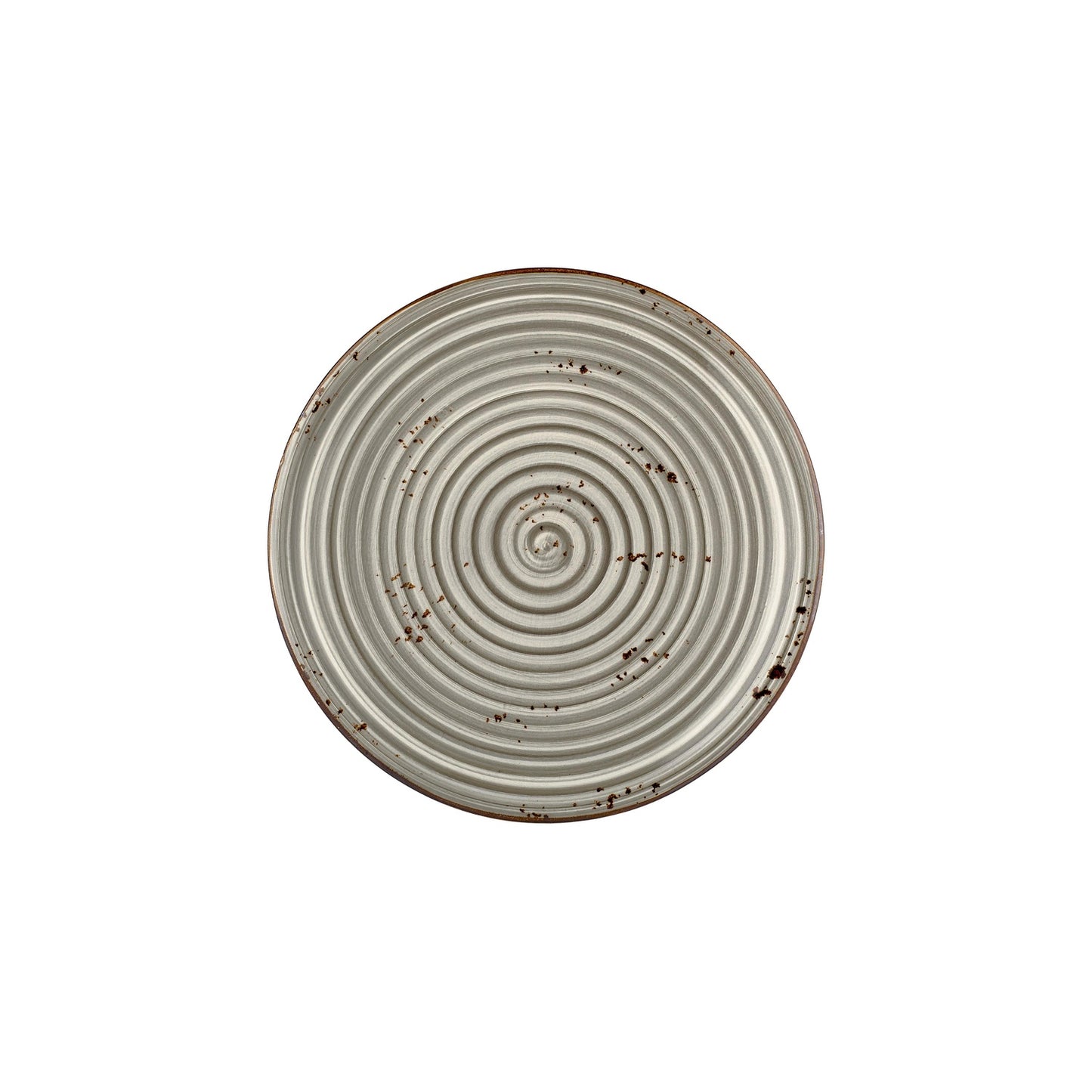 Supreme dia.10.75" Round Gray Vitrified Plate