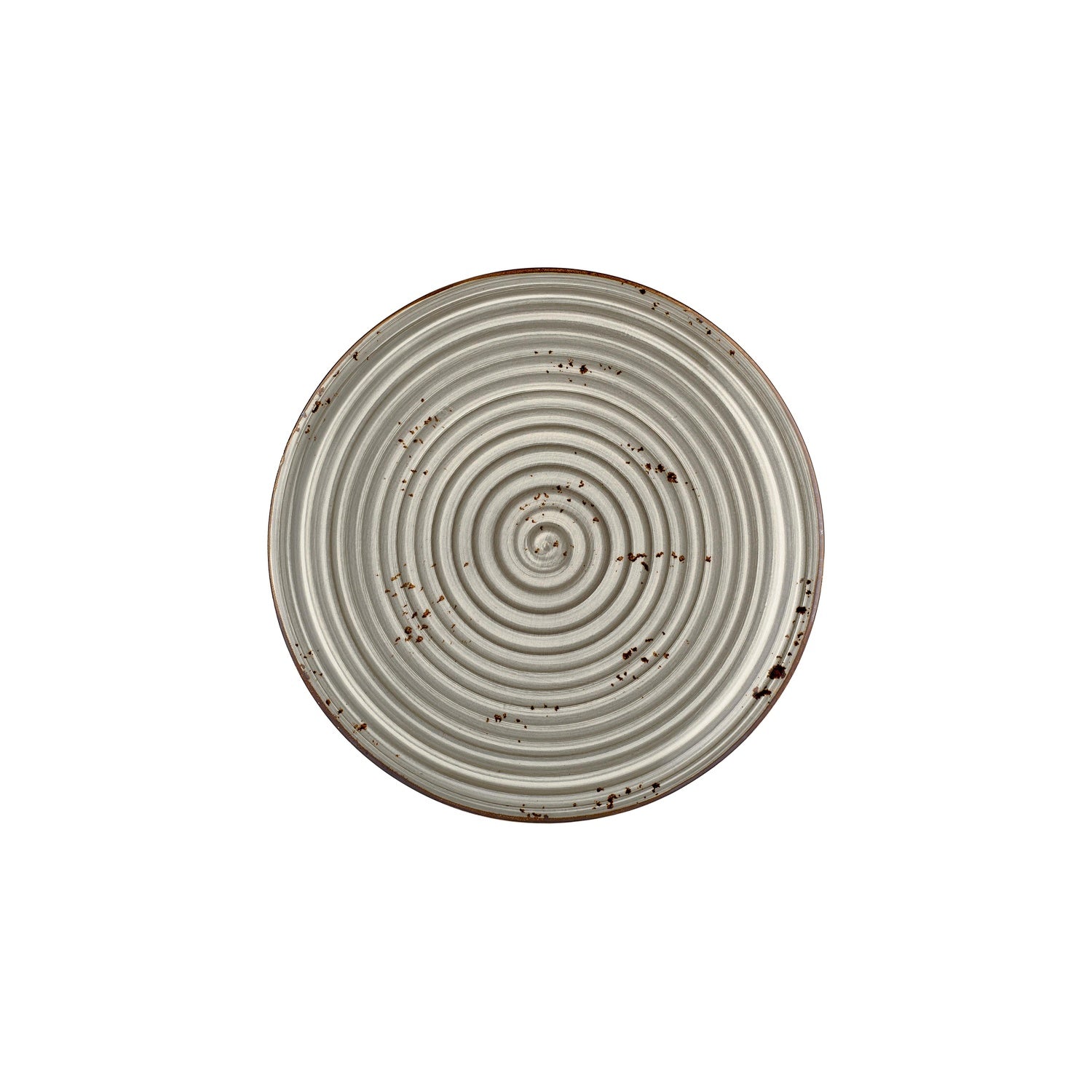 Supreme dia.10.75" Round Gray Vitrified Plate