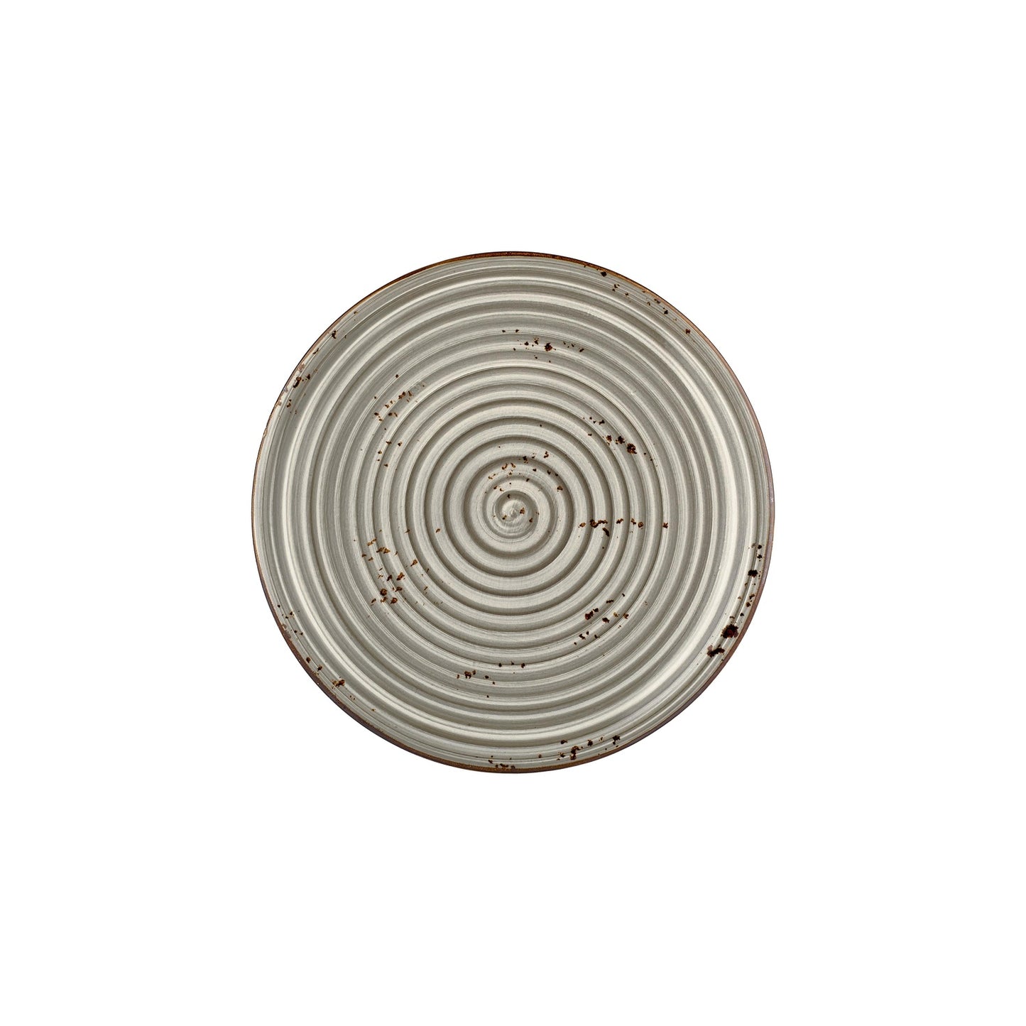 Supreme dia.10.75" Round Gray Vitrified Plate