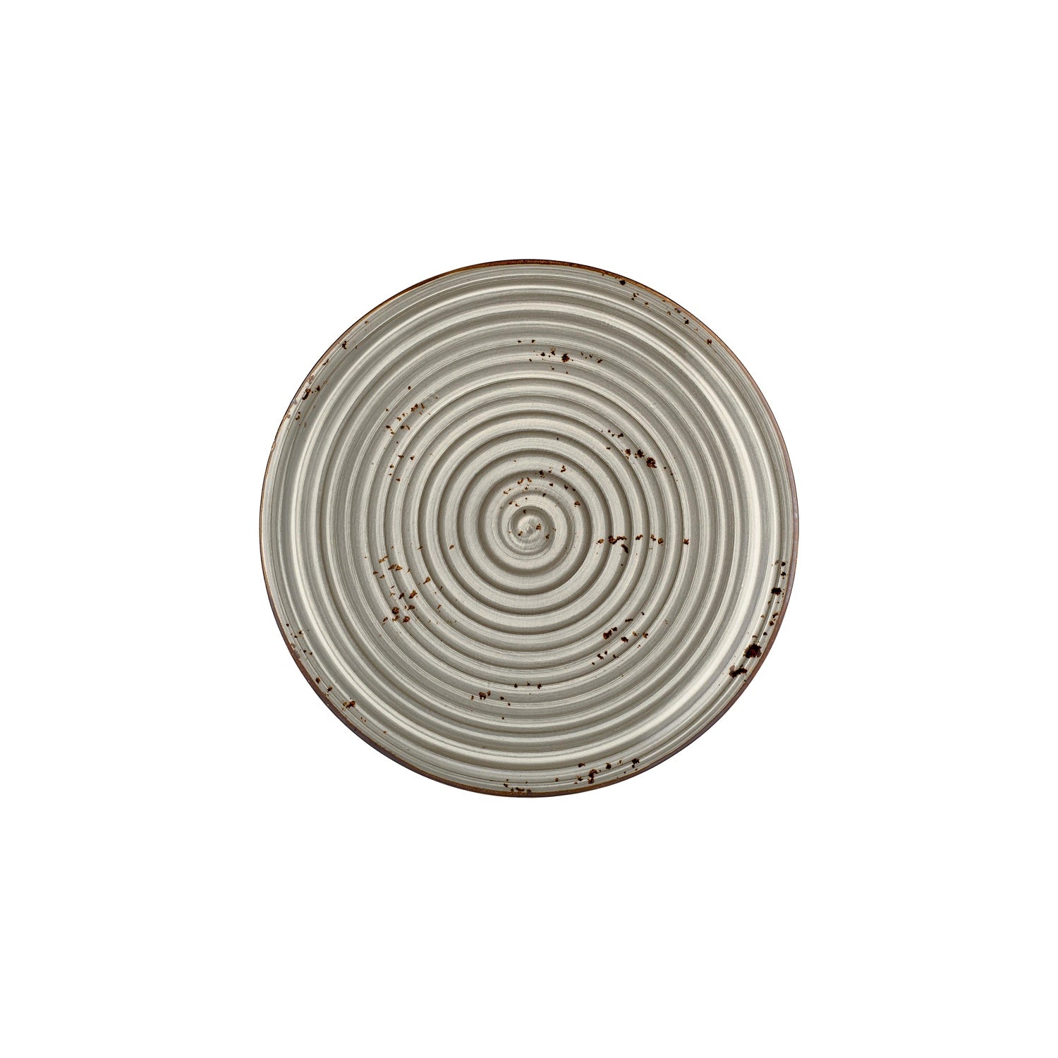 Supreme dia.10.75" Round Gray Vitrified Plate