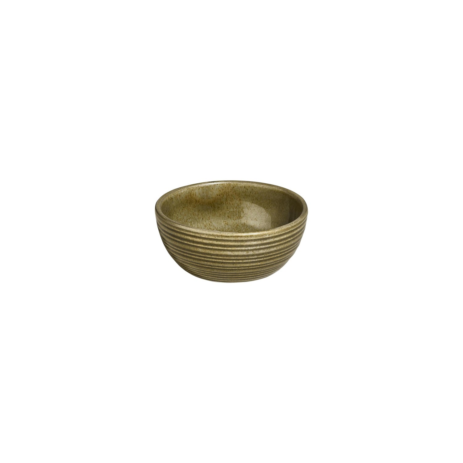 Helix Bamboo dia.3.75" h:0" 5 oz. Round Green Vitrified Bowl