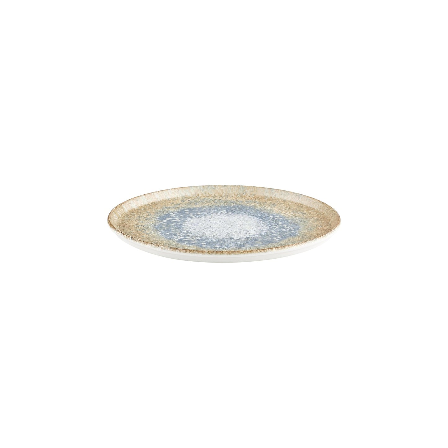 Smooth Reaction dia.11" Round Yellow Vitrified Plate