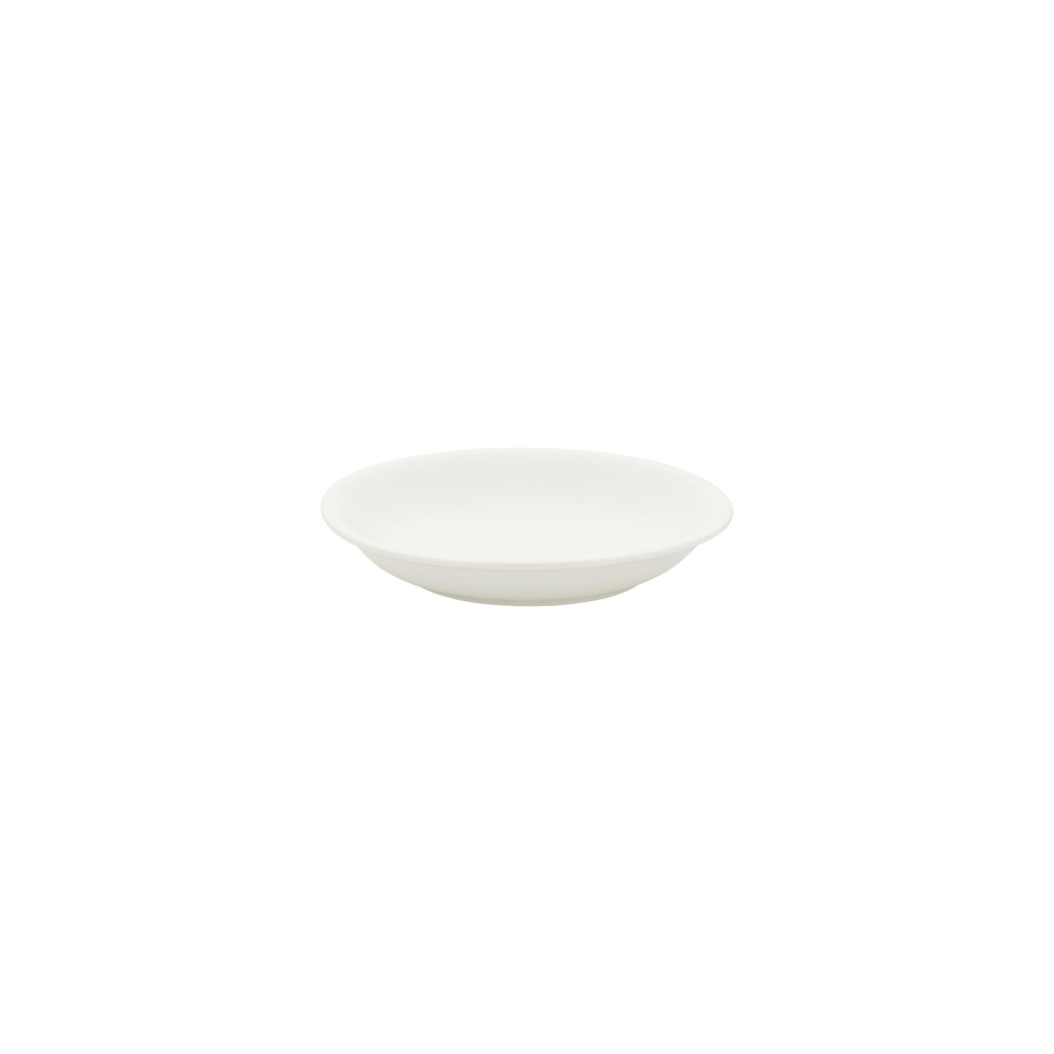 Gourmet dia.8.25" h:0" 17 oz. Round Warm White Vitrified Deep Plate