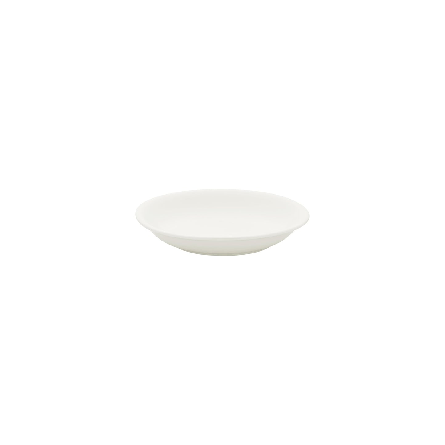 Gourmet dia.8.25" h:0" 17 oz. Round Warm White Vitrified Deep Plate