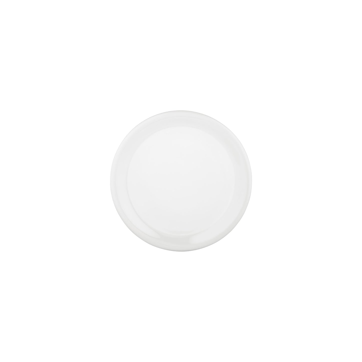 Gourmet dia.8.25" Round Warm White Vitrified Plate