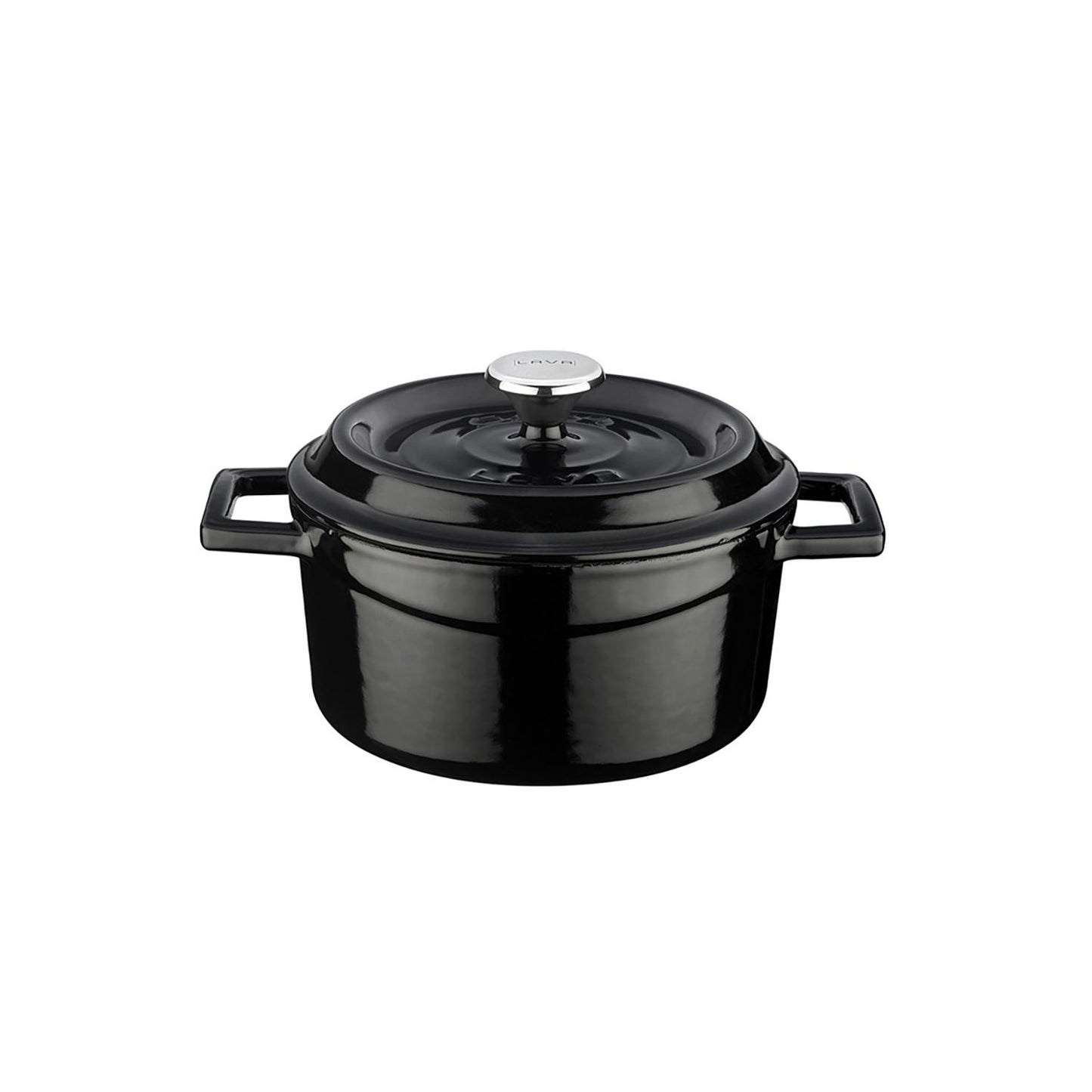 Cast Iron dia.5.5" h:2" 26 oz. Round Black Cast Iron Dutch Oven - Case Pack: 1