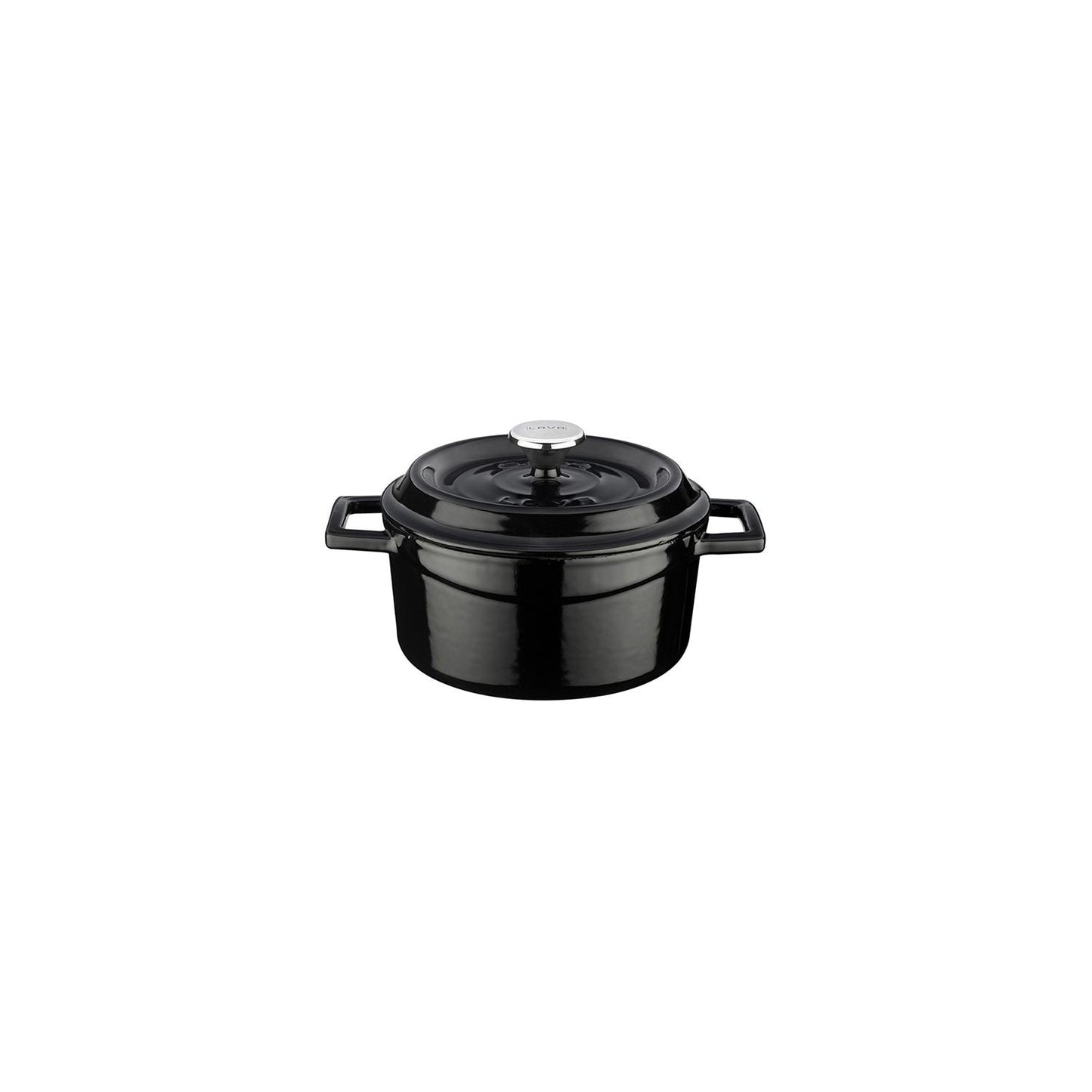 Cast Iron dia.5.5" h:2" 26 oz. Round Matte Black Cast Iron Dutch Oven - Case Pack: 1