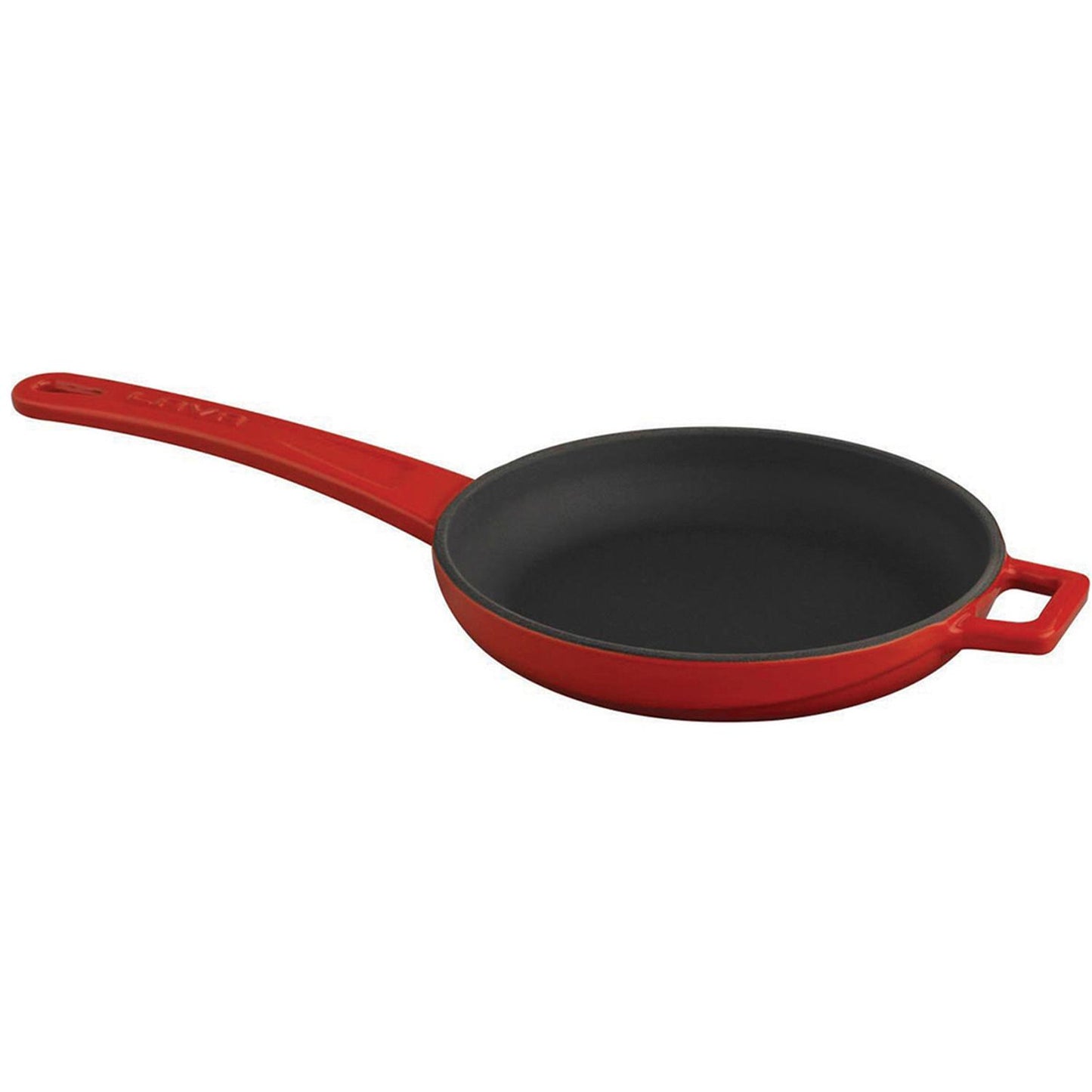 Cast Iron dia.7.75" h:1" Round Red Cast Iron Pan - Case Pack: 1