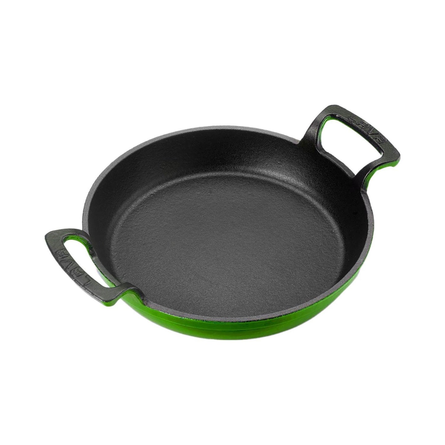 Turgla Cast Iron dia.8.25" h:1" Round Green Cast Iron Pan