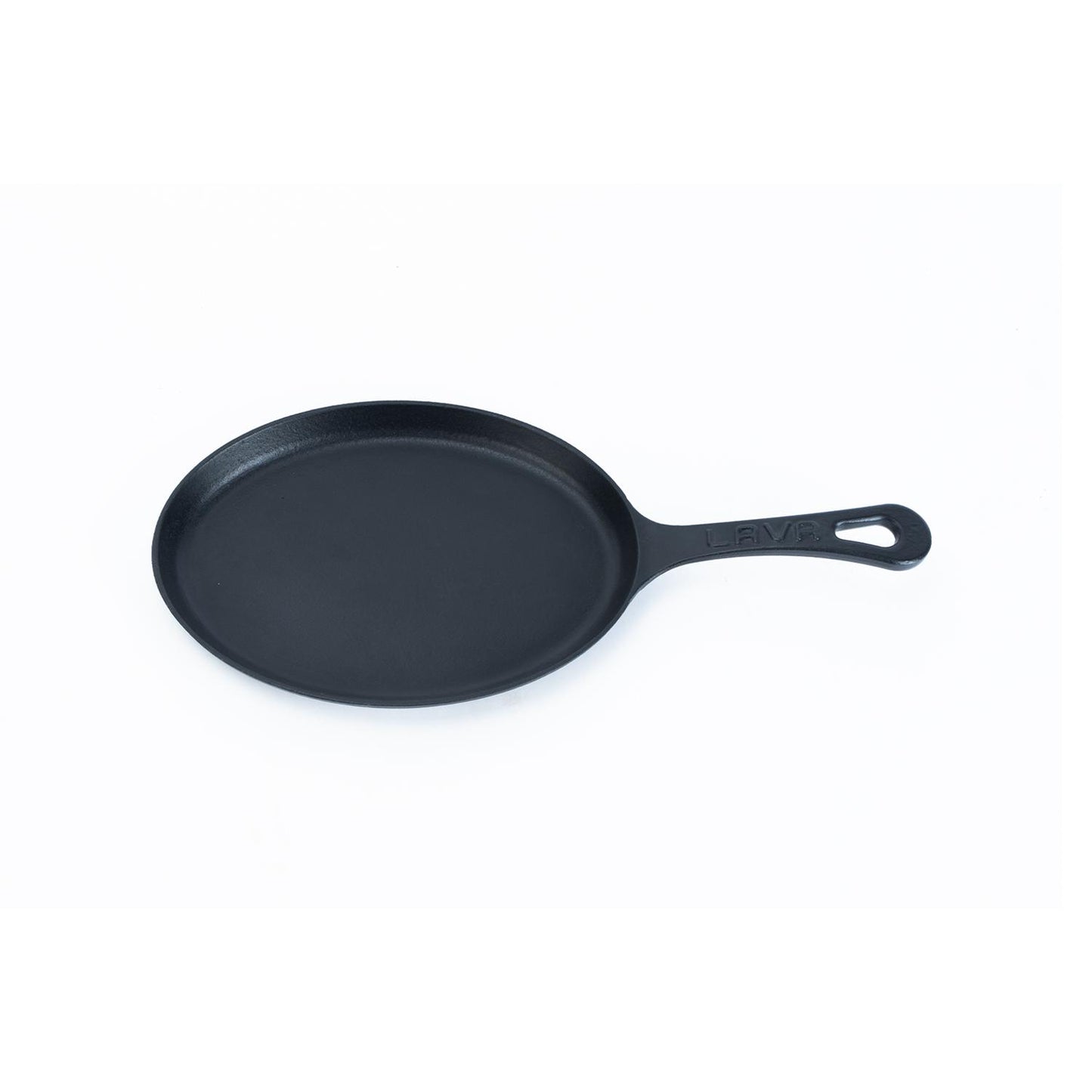 Cast Iron 9.25" x 7" x h:1" Oval Black Cast Iron Pan - Case Pack: 1