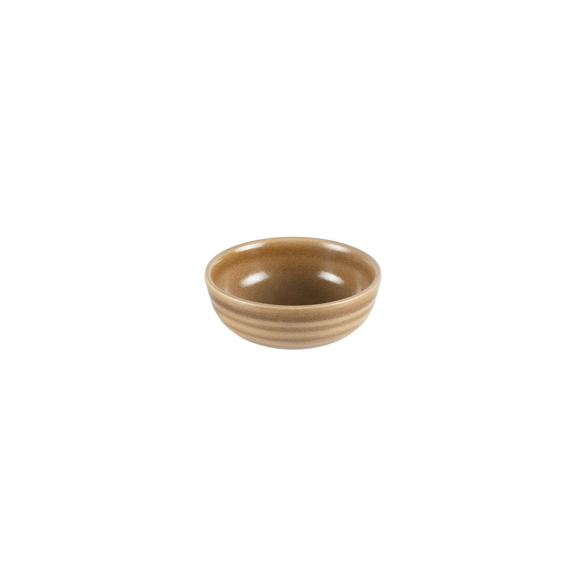 Terra Pott dia.5.75" h:2" 16 oz. Round Brown Vitrified Bowl