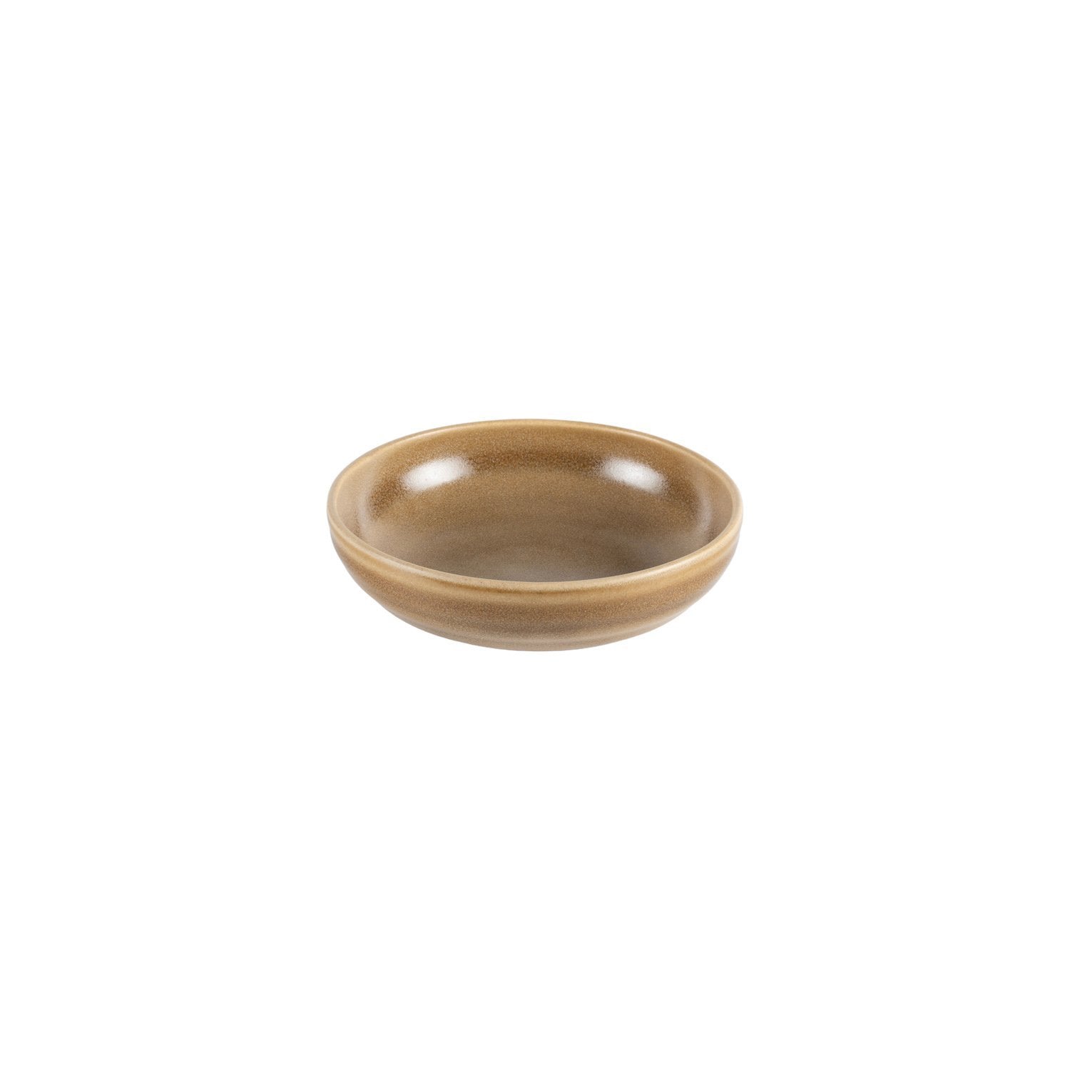 Terra Pott dia.7.25" h:1.75" 22 oz. Round Brown Vitrified Bowl