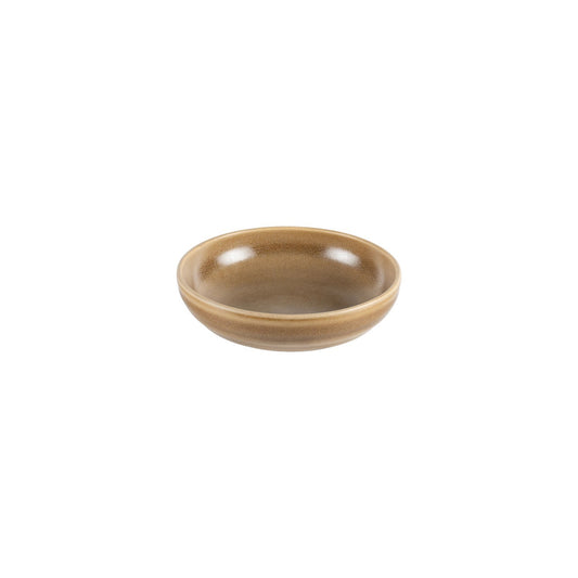 Terra Pott dia.7.25" h:1.75" 22 oz. Round Brown Vitrified Bowl