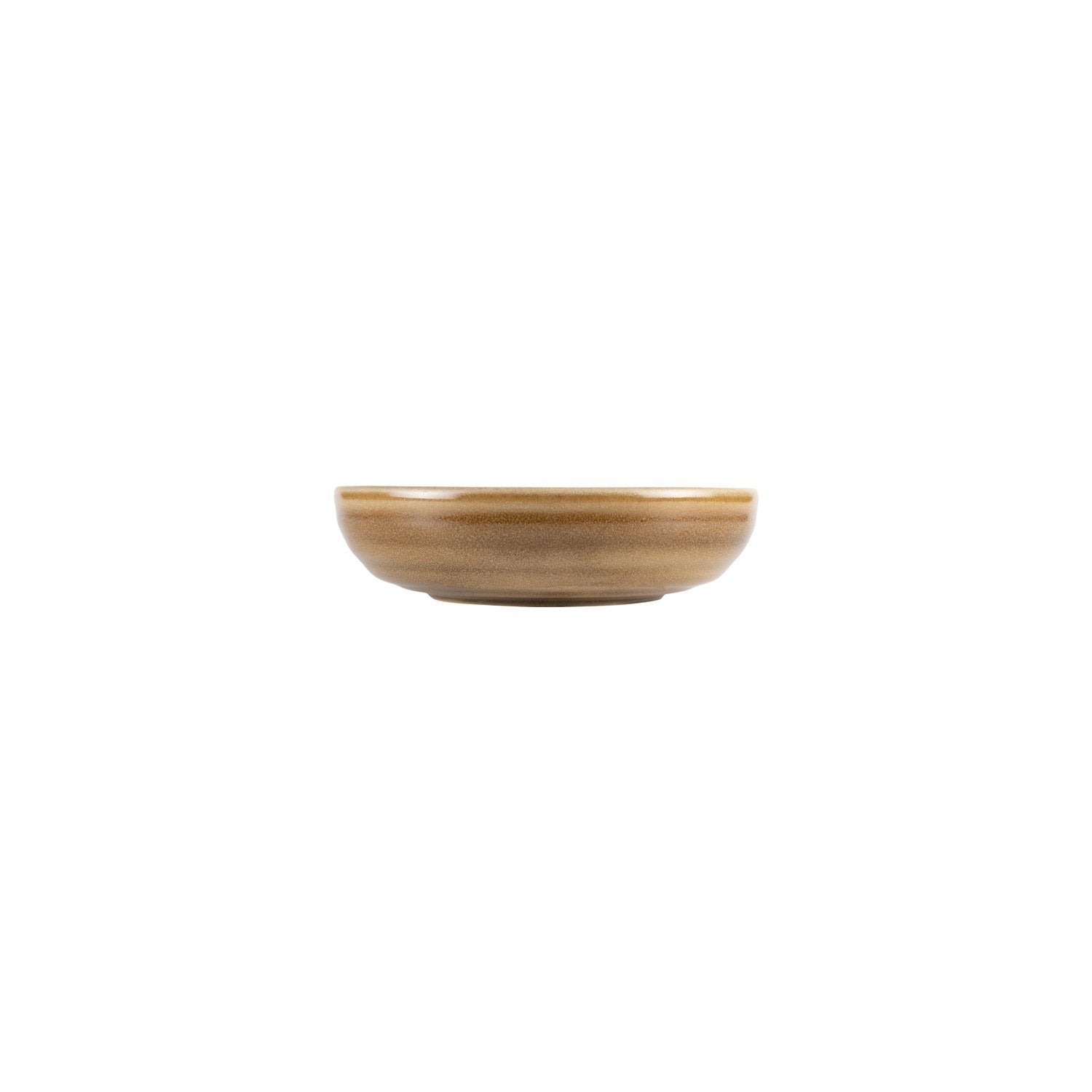 Terra Pott dia.7.25" h:1.75" 22 oz. Round Brown Vitrified Bowl
