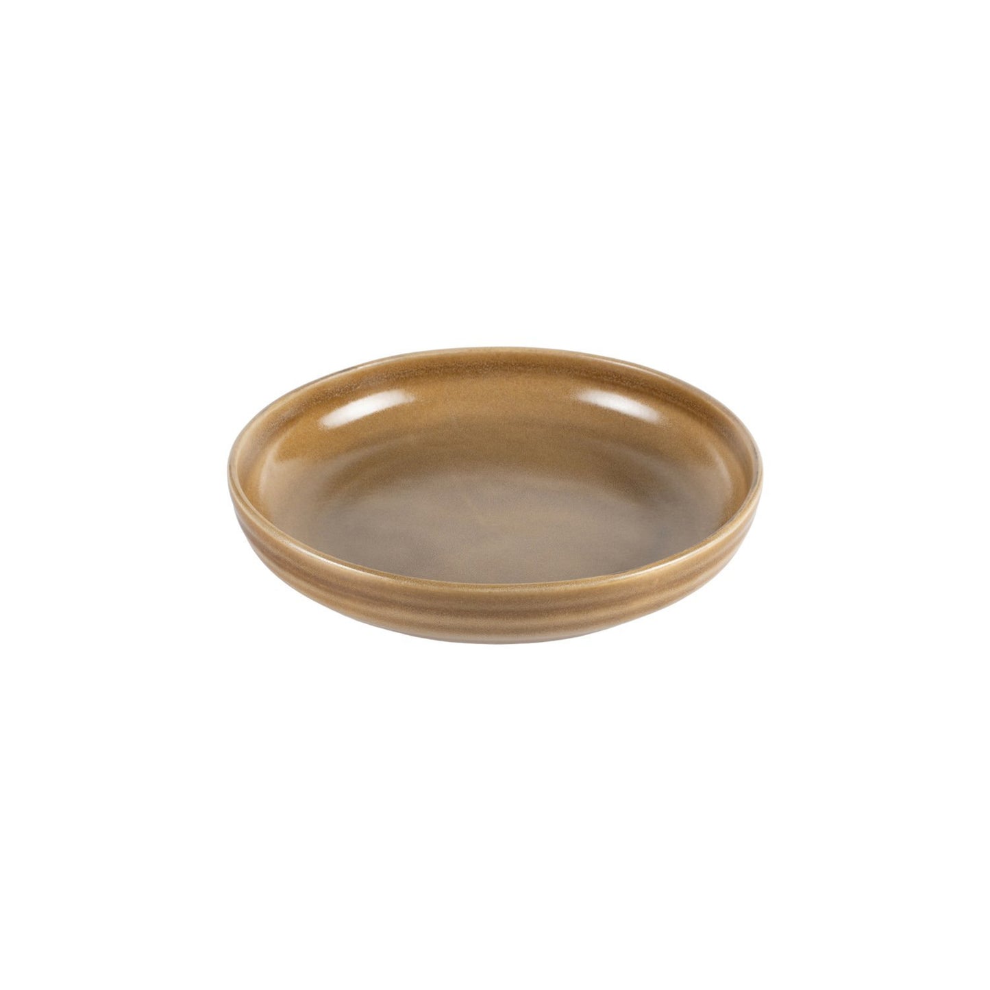 Terra Pott dia.10" h:1.75" 47 oz. Round Brown Vitrified Bowl