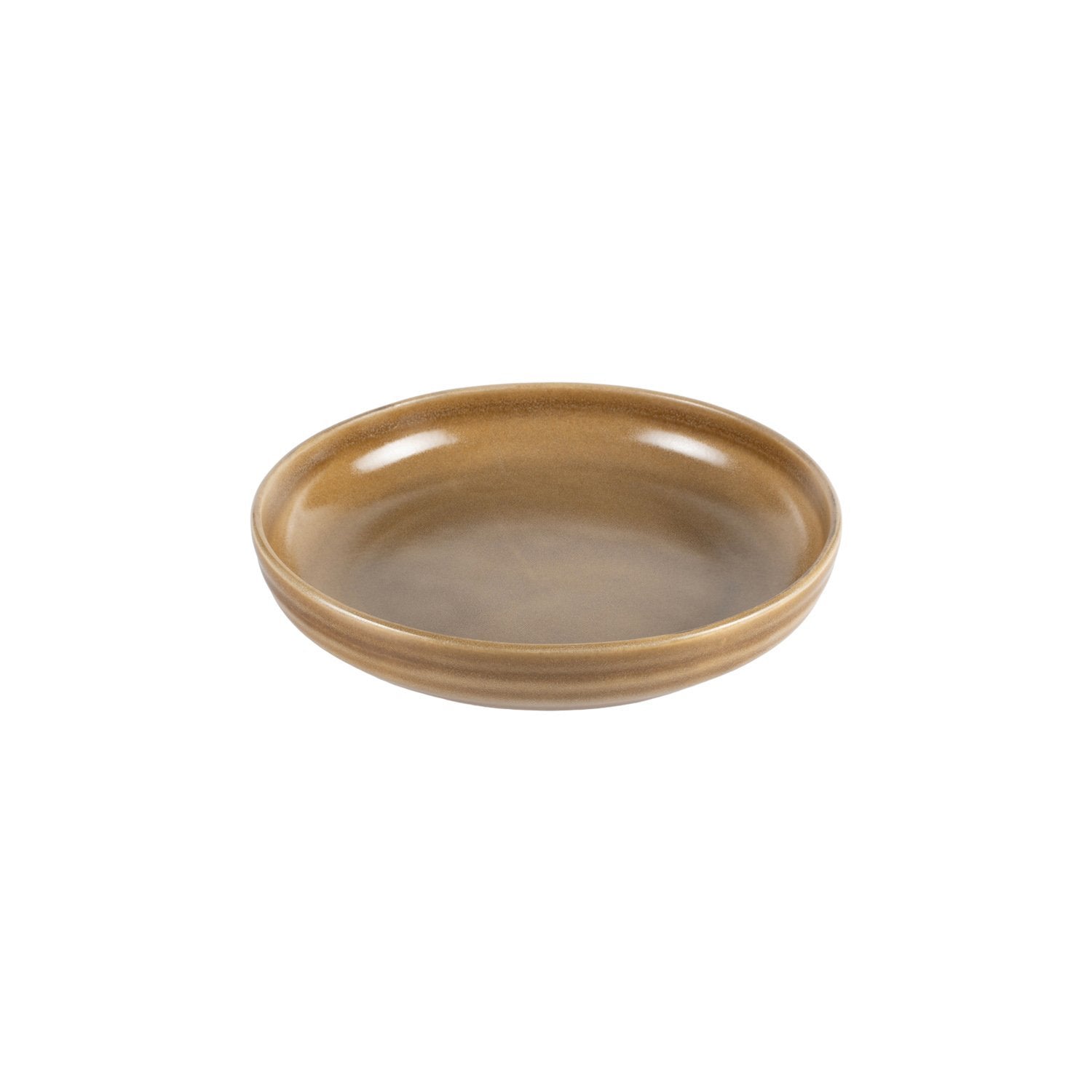 Terra Pott dia.10" h:1.75" 47 oz. Round Brown Vitrified Bowl