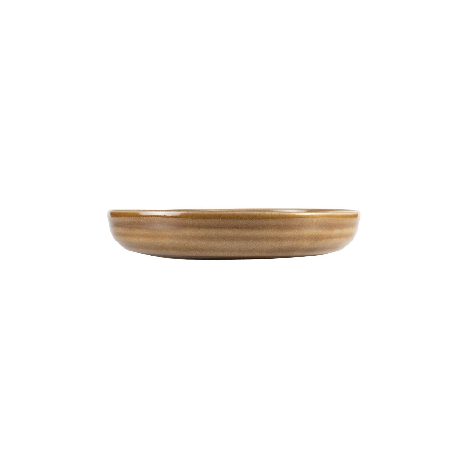 Terra Pott dia.10" h:1.75" 47 oz. Round Brown Vitrified Bowl