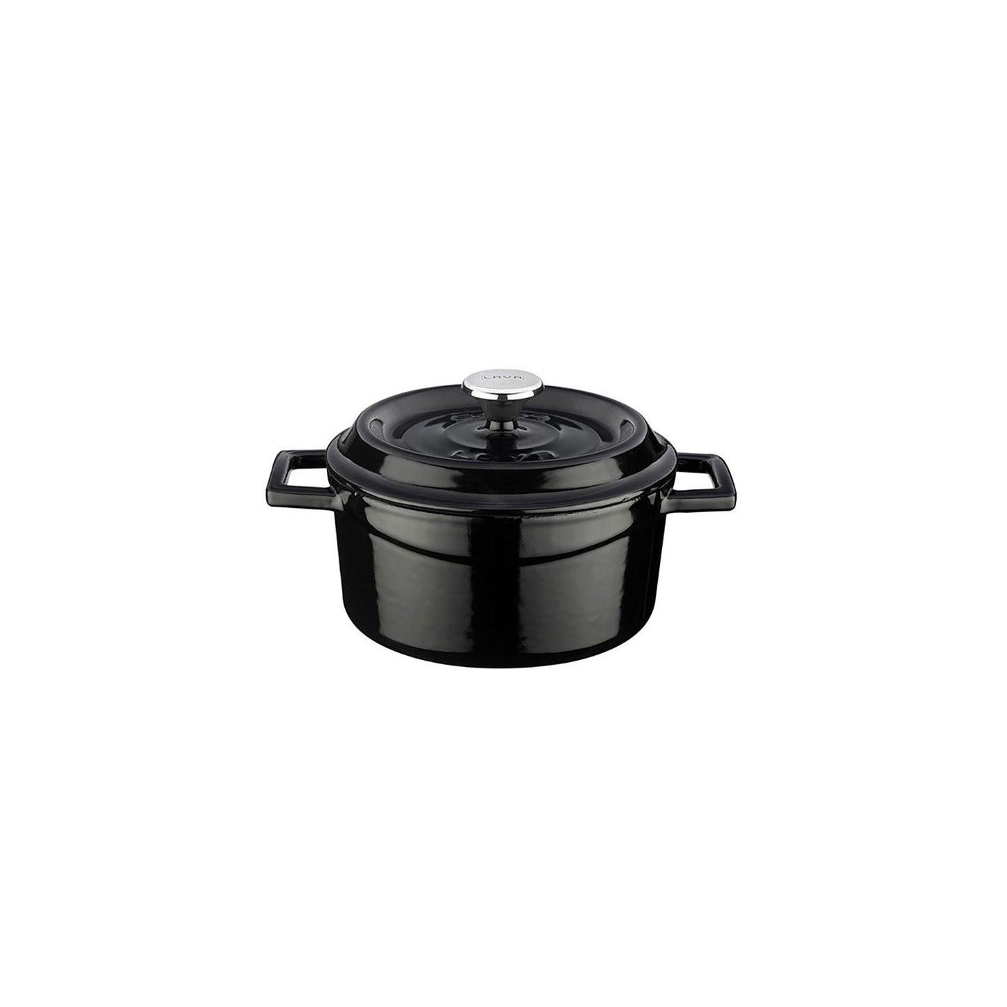 Cast Iron dia.5" h:2.5" 18 oz. Round Matte Black Cast Iron Dutch Oven - Case Pack: 1