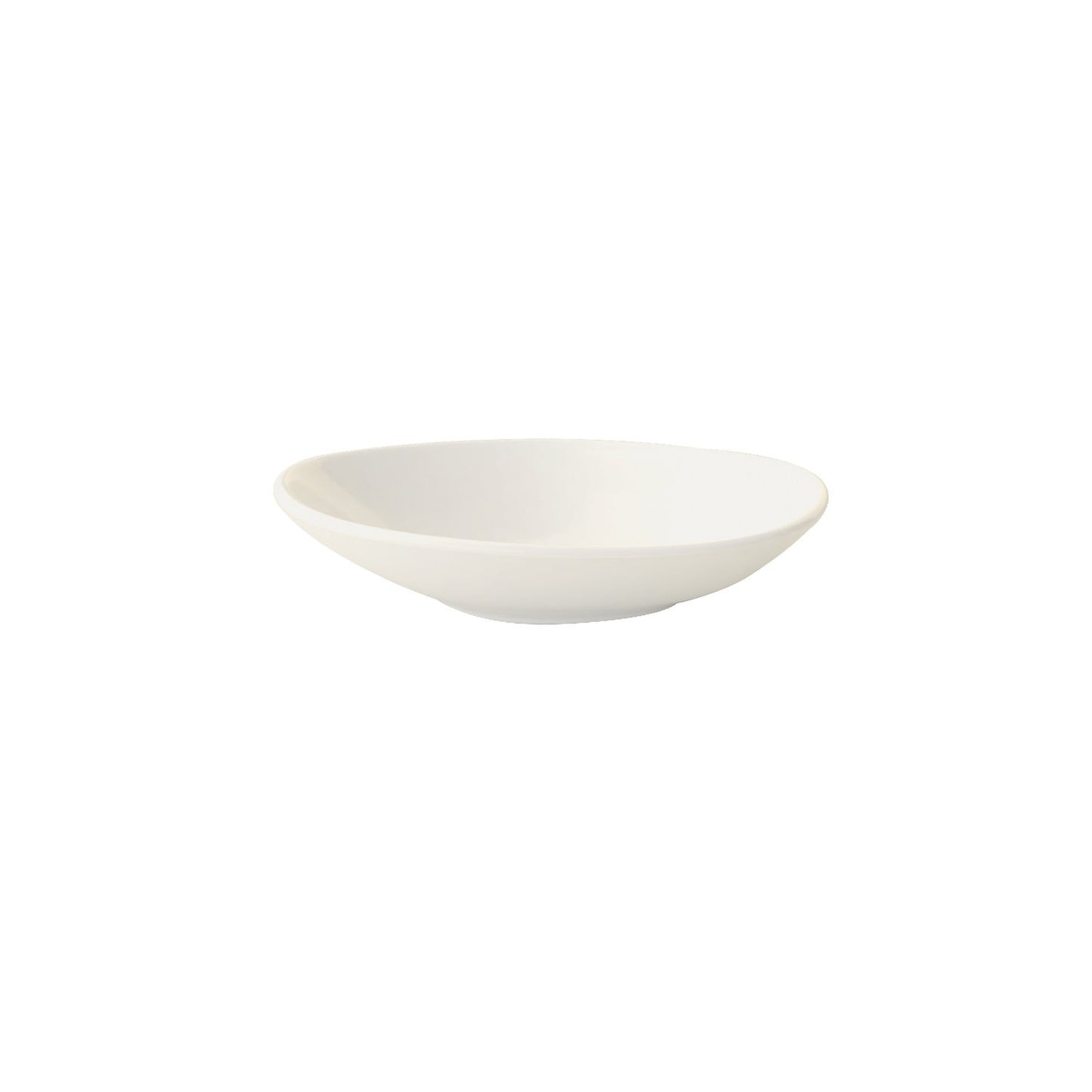 Porcelain Vago 10.25" x 9.5" x h:2.5" 36 oz. Organic Warm White Porcelain Bowl - Case Pack: 6