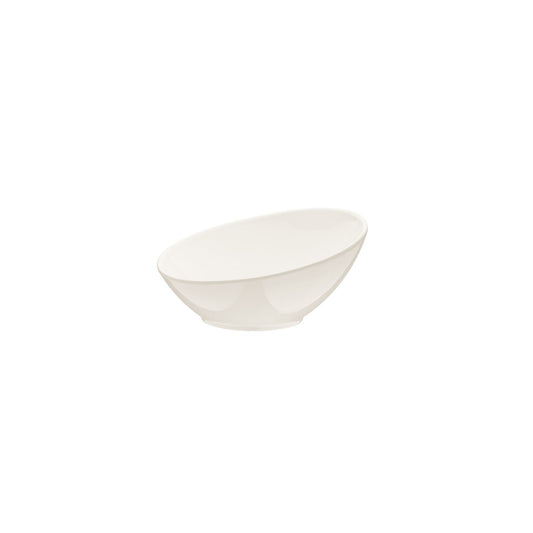 Porcelain Gourmet dia.8.75" h:3" 29 oz. Round Warm White Porcelain Bowl - Case Pack: 6