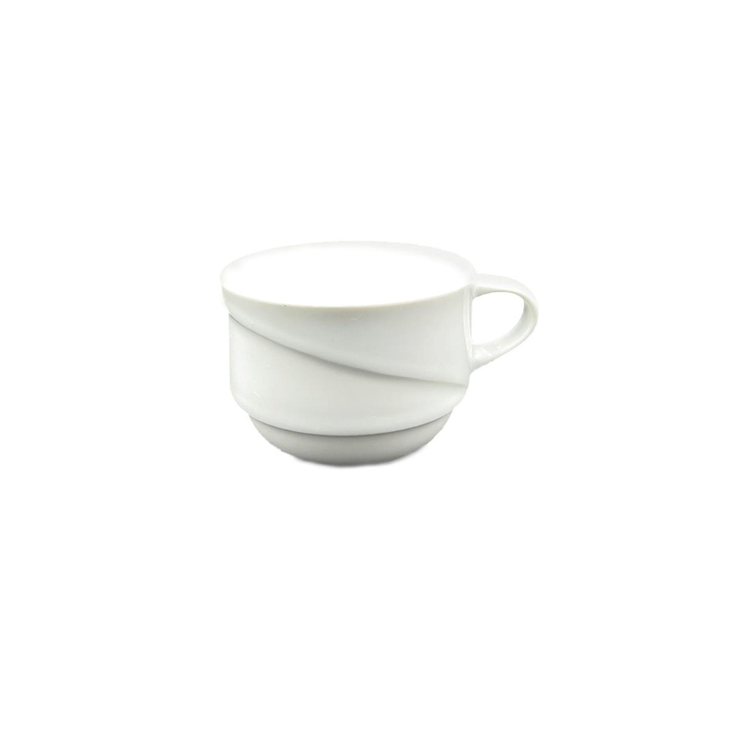 Porcelain X-tanbul dia.2.5" h:1.75" 3 oz. Round White Porcelain Cup - Case Pack:12