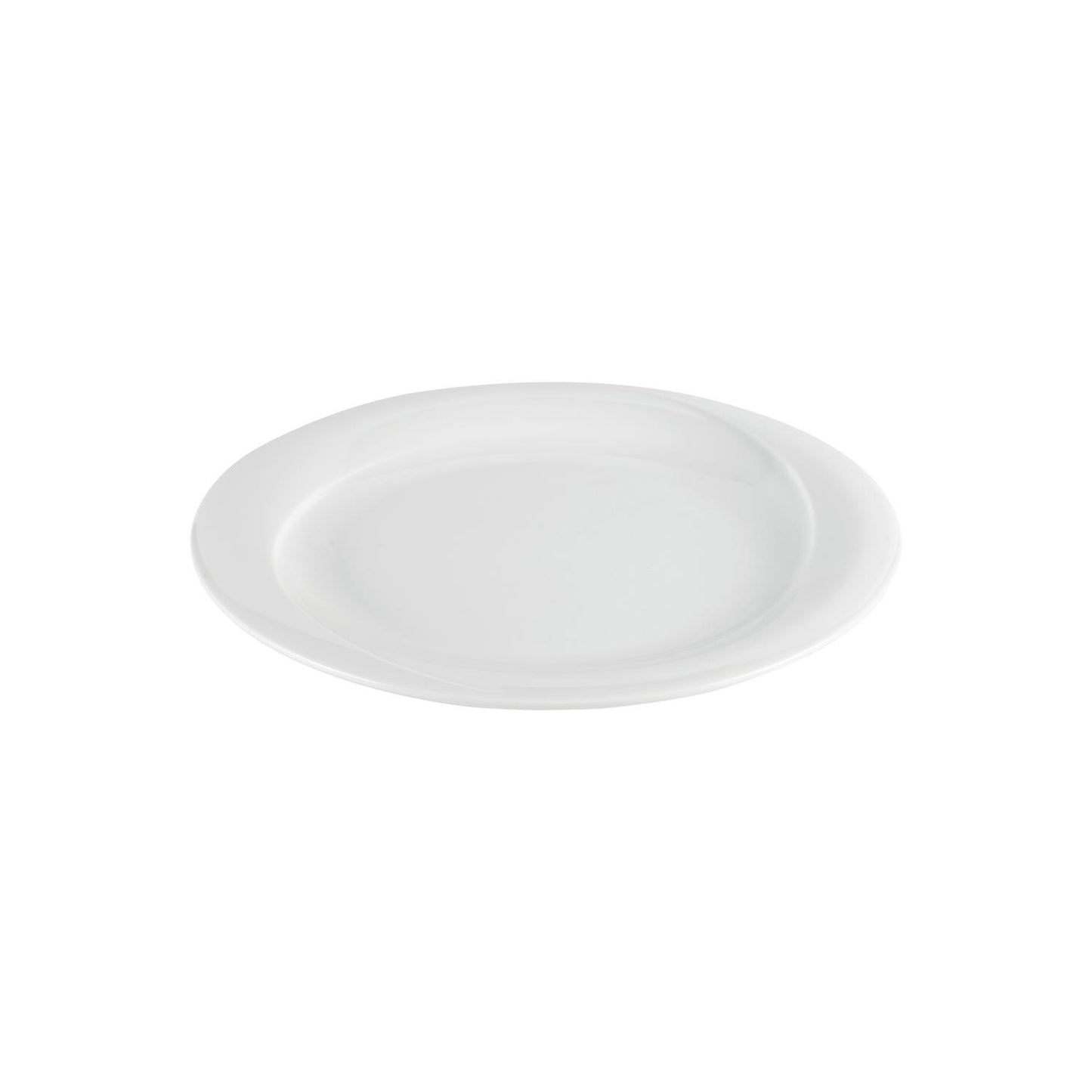 Porcelain X-tanbul dia.11.5" Round White Porcelain Plate - Case Pack:6