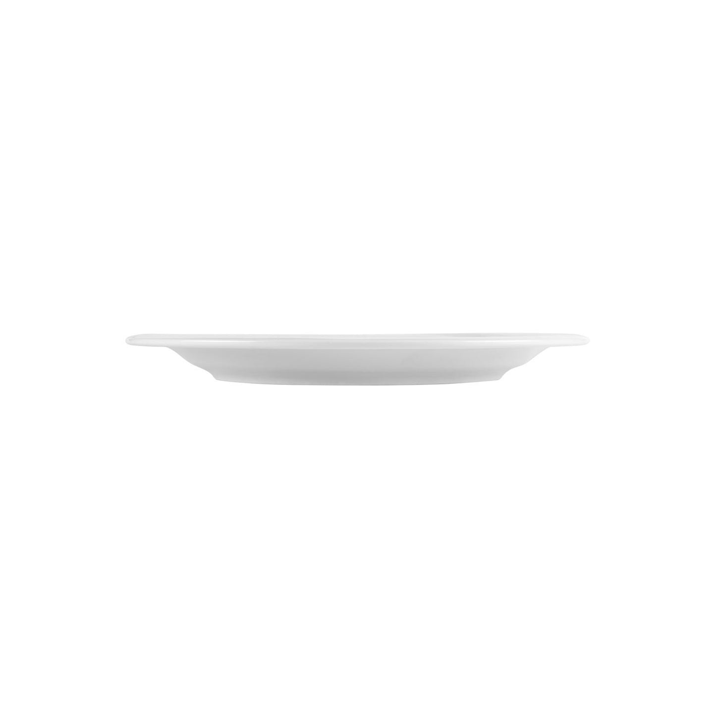 Porcelain X-tanbul dia.11.5" Round White Porcelain Plate - Case Pack:6